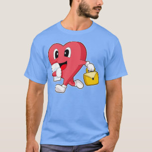 Camiseta Briefcase do Secretário do Coração