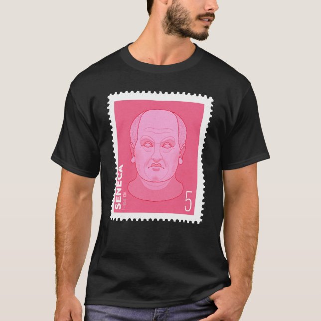 Camiseta Briefmarke Seneca -   (Frente)