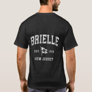 Camiseta Brielle Nj Vintage Bandeira Náutica