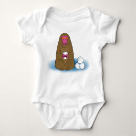 Camiseta Briga de Neve Macaco Snowball