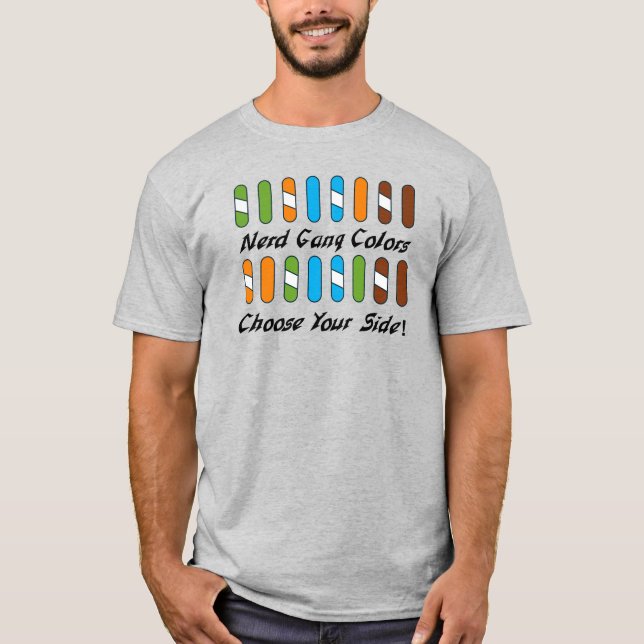Camiseta -- briga por padrões de fiação (Frente)