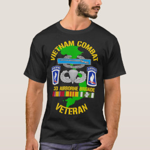 Camiseta Brigada aérea de 173 Vietname Combate a Veteran Pu