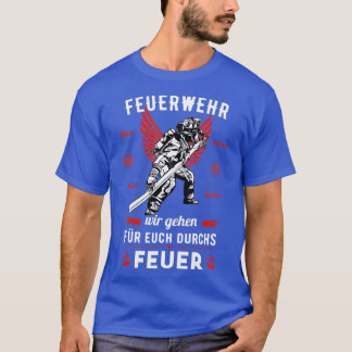 Camiseta Brigada de bombeiros diz presente de bombeiro