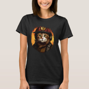 Camiseta Brigada de Incêndio de Gatos