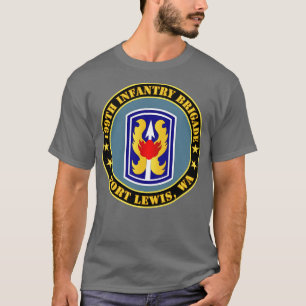 Camiseta Brigada de Infantaria Veteran SSI Ft Lewis WA X