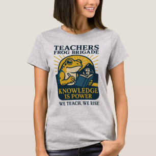 Camiseta Brigada de Sapos Professores – Conhecimento é Pode