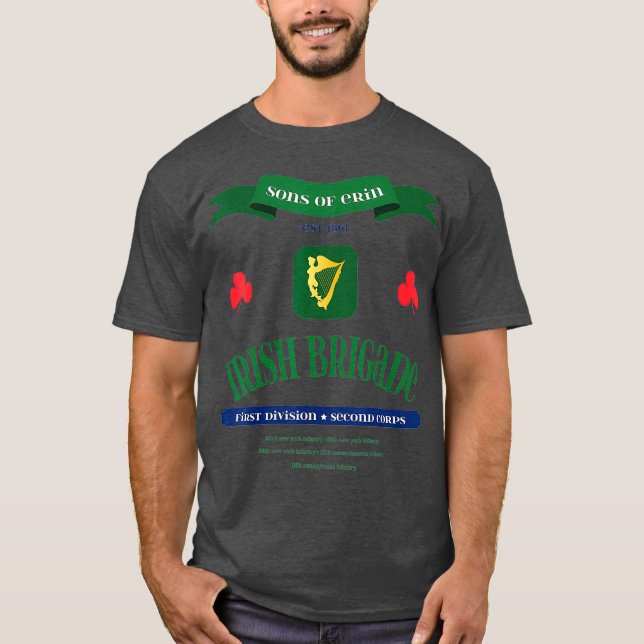 Camiseta Brigada Irlandesa da Guerra Civil (Frente)