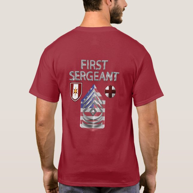 Camiseta Brigada Médica 44 Primeiro Sargento "TOP" (Verso)