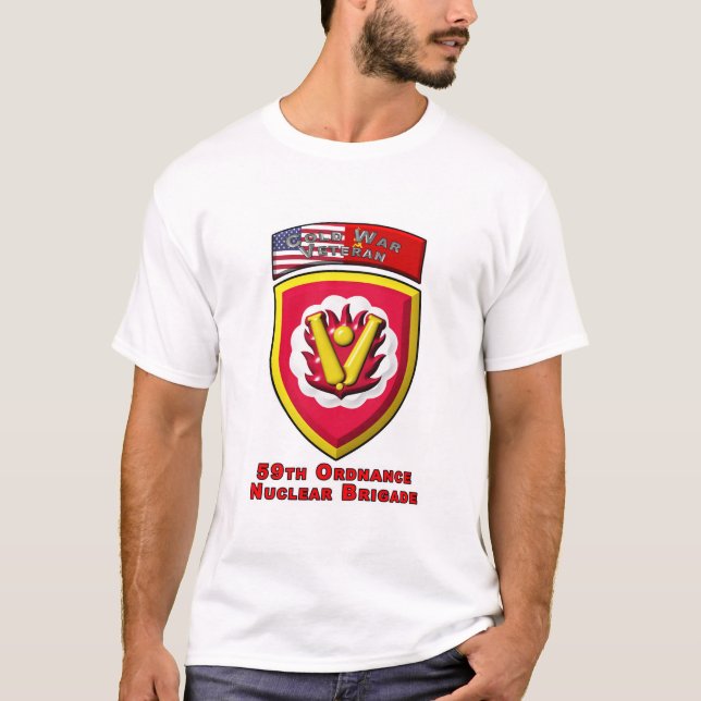 Camiseta Brigada Nuclear de 59.ª Ordança Icônica (Frente)