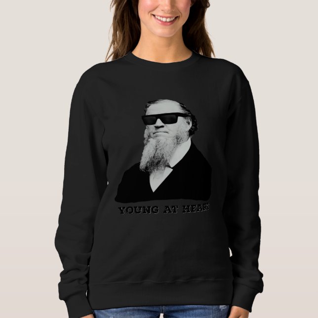 Camiseta Brigham Young Óculos de Sol Coração LDS (Frente)