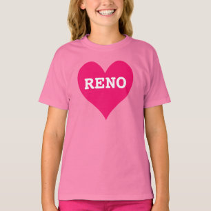Camiseta Bright Pink Heart Reno
