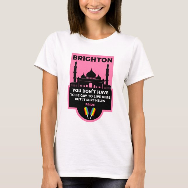 Camiseta Brighton Orgulho gay (Frente)
