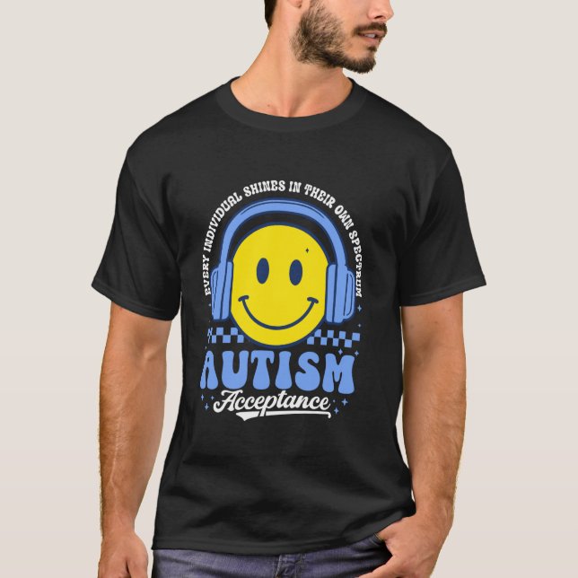 Camiseta Brilha em Seu Próprio Espectro Conscientização sob (Frente)