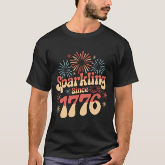Camiseta Brilhante Desde 1776 4 de Julho Patriótico