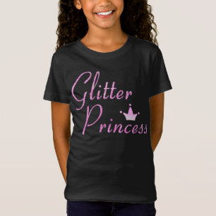 Camiseta Brilhante Rosa Princesa Coloração Brilhante