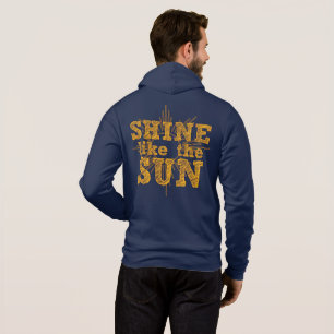 Camiseta Brilhar como o zíper do sol
