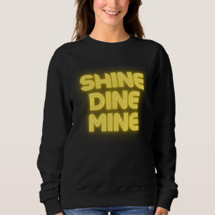 Camiseta Brilhar Jantar Mina Diversão Mega Vestuário Usado