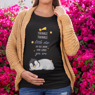 Camiseta Brilhe, Brilhe Estrelinha para Pinguim do Sono