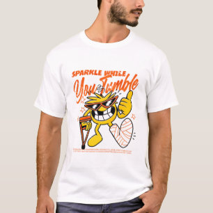 Camiseta Brilhe Enquanto Você Desmorona Sorriso Motivaciona