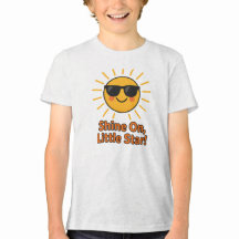 Brilhe Pequena Estrela Design de Sol Fofo