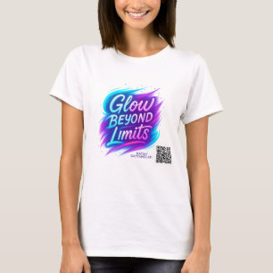 Camiseta Brilho além dos limites Desenho Motivacional de