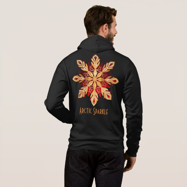 Camiseta Brilho Ártico (Parte Traseira Completa)