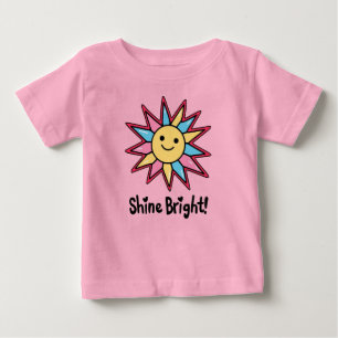 Camiseta Brilho Brilhante: Uma Design Secundária Colorida