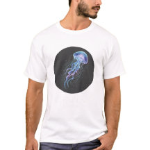 Camiseta Brilho de Água-Viva Etérea