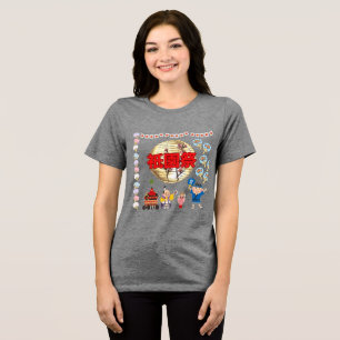 Camiseta Brilho de Verão de Quioto cinza