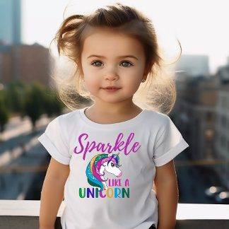 Camiseta Brilho Divertido Como Meninas Unicórnio