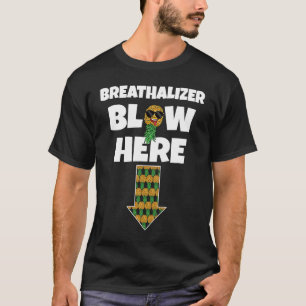Camiseta Brilho do Breathalizer aqui de cabeça para baixo S