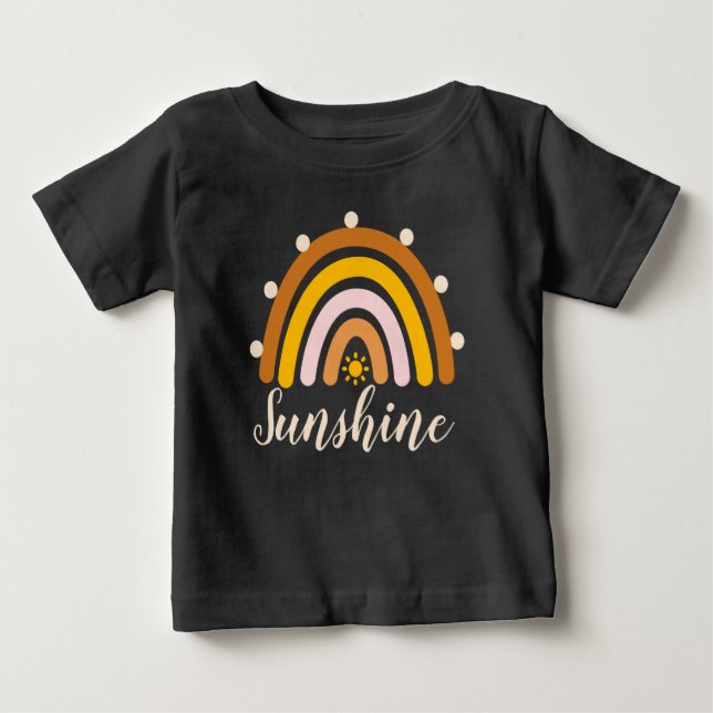 Camiseta Brilho do Sol - Arco-íris Brilho do Sol  (Frente)