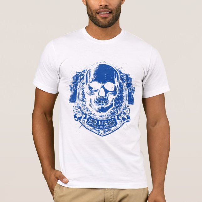 Camiseta Brilho no esqueleto escuro (Frente)