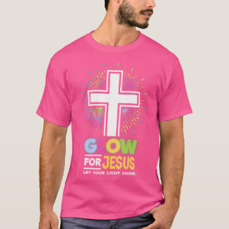 Camiseta Brilho Para Jesus Cristo Cruz Cristã Teto Jesus Cr