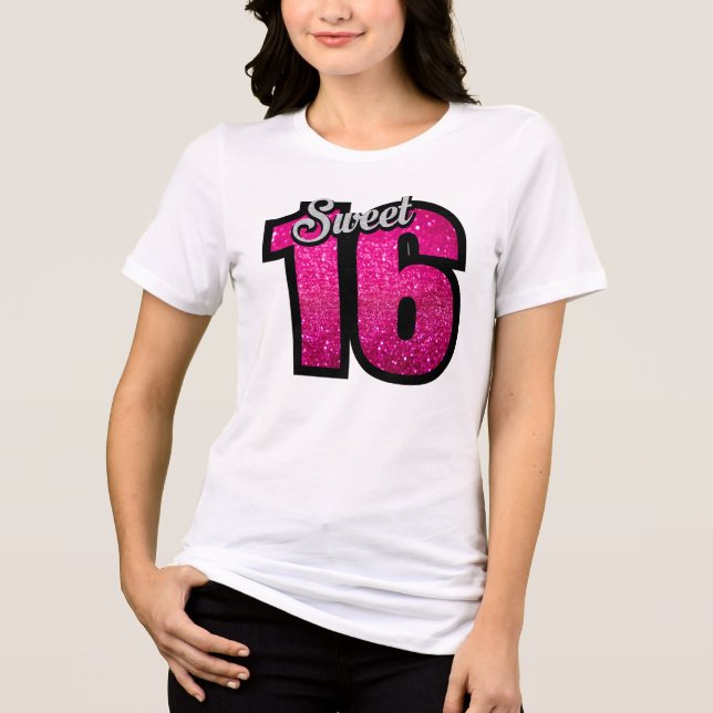 Camiseta Brilho Rosa (Frente)