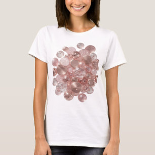Camiseta Brilho ROSE GOLD Prata Afiada