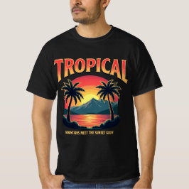 Camiseta Brilho tropical