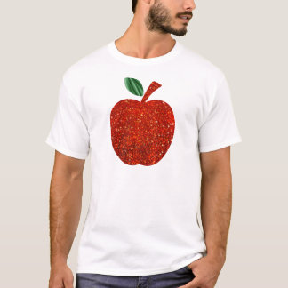 Camiseta Brilho vermelho Apple