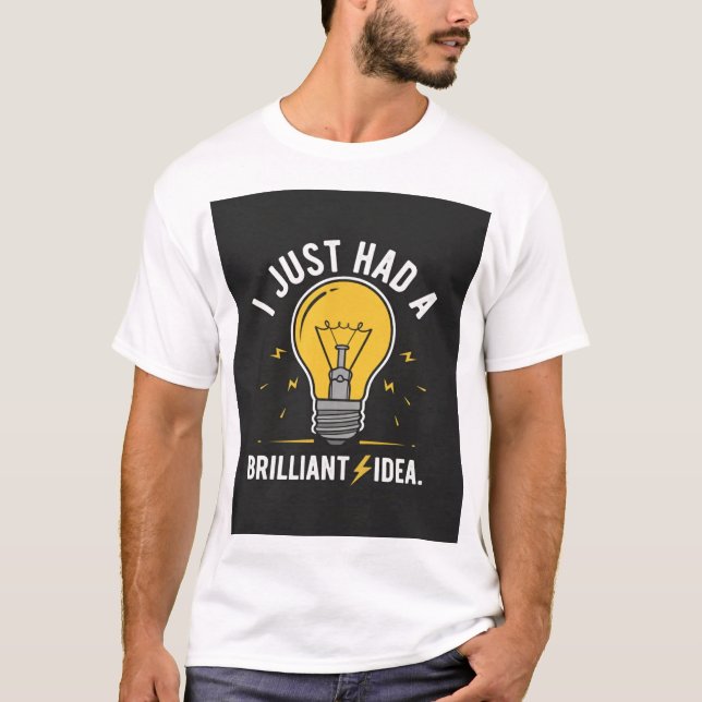 Camiseta Brilliant Idea Lightbulb Electrical Engineer Gift (Frente)