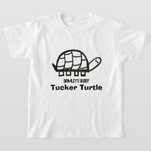Camiseta Brimley Buddy Kid's "Color-Me" T ~ Turtle Tucker