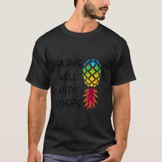 Camiseta Brinca Bem Com Outros Estilo de Vida Libertino Saf