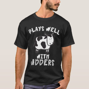 Camiseta Brinca Bem Com Úberes Vaca Hilário