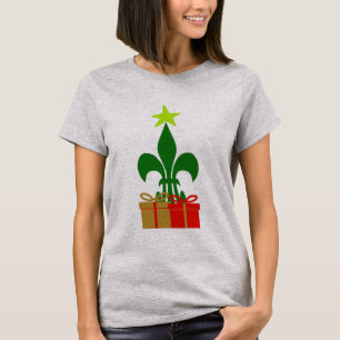 Camiseta Brincadeira Árvore de Natal da Louisiana Cajun No