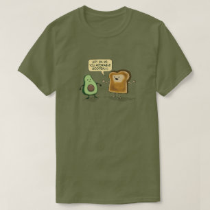 Camiseta Brincadeira de Avocado, bonita e engraçada