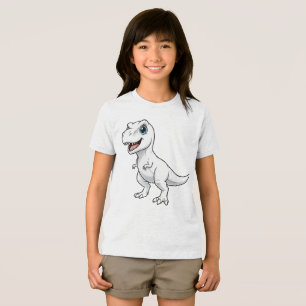 Camiseta Brincadeira de Dinossauro: Caos de Perseguição Pré