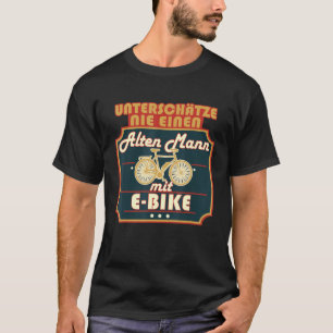 Camiseta Brincadeira De Mens E Bike Velho Dizendo Bicicleta