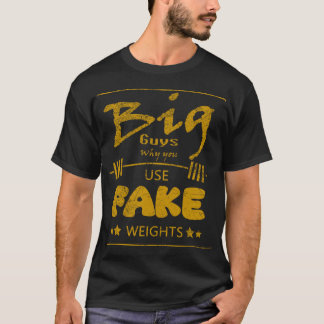 Camiseta brincadeira de peso falso, anatolítico, engraçada