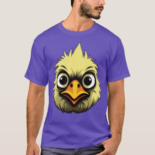 Camiseta Brincadeira Encantada Galinha Rosto Fazenda Bonita