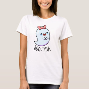 Camiseta Brincadeira Engraçada, Girly Halloween Ghost Pun