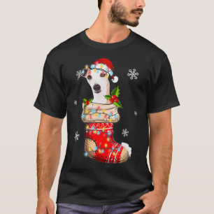 Camiseta Brincadeira Engraçada No Cachorro De Natal Da Mei